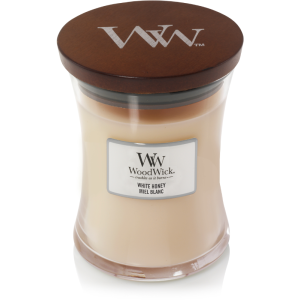 Woodwick White Honey Medium Candle